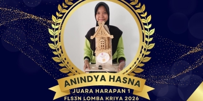 JUARA HARAPAN 1 - FLS3N LOMBA KRIYA 2026 - ANINDYA HASNA SALSABILA BETRIN