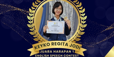 Keyko Juara Harapan 1 English Speech Contest 2026