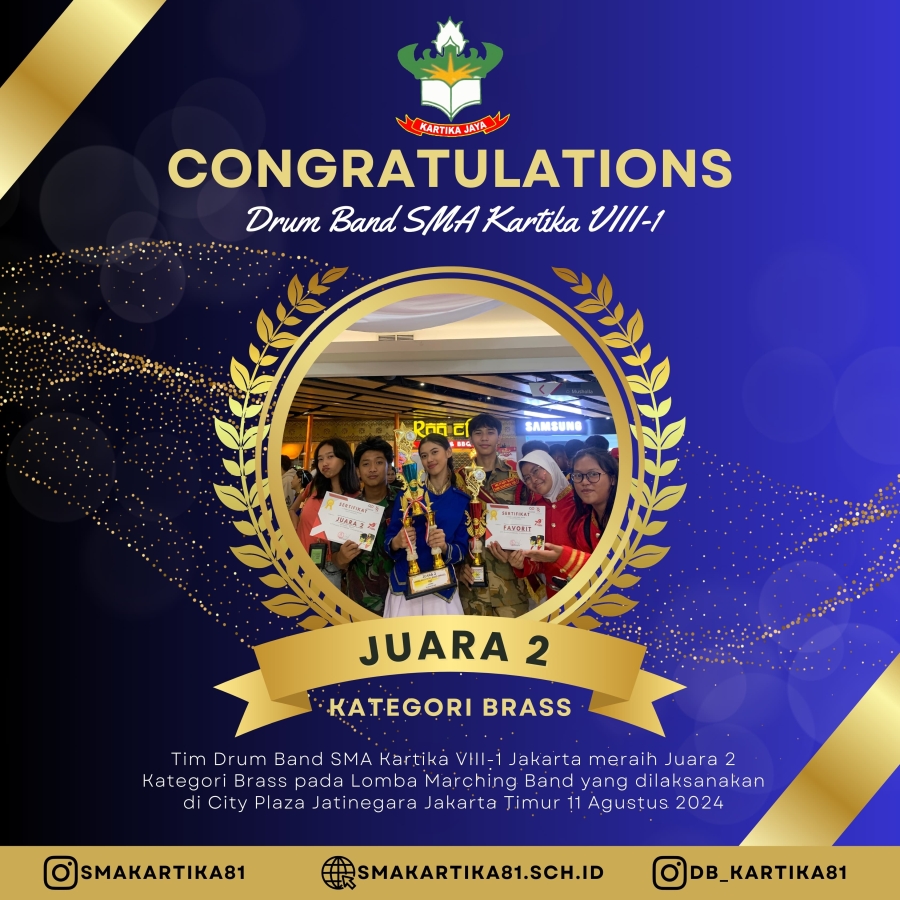 DRUM BAND PEMULA - JUARA 2 KATEGORI BRASS