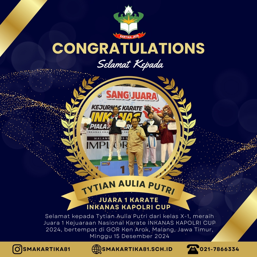 DRUM BAND KARTIKA VIII-1 - JUARA 3 KATEGORI PARADE INDONESIA OPEN